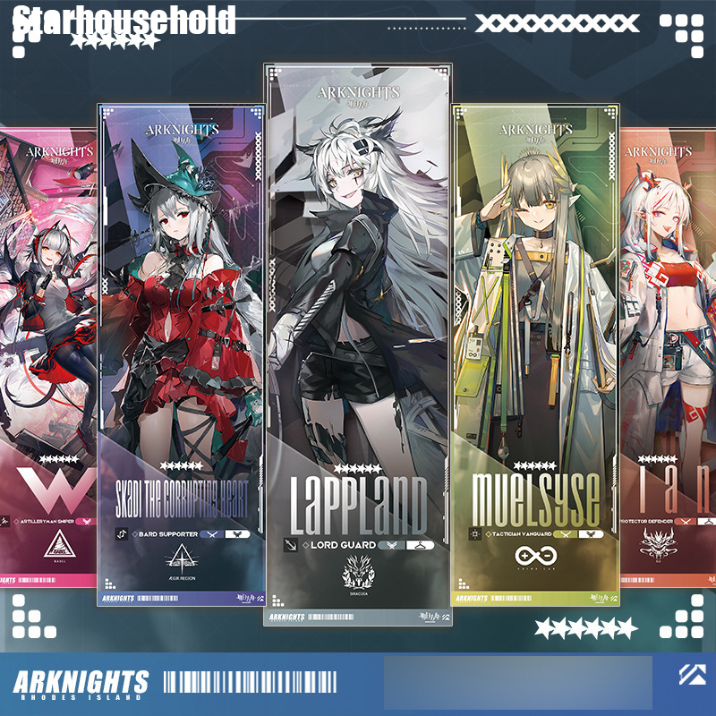 Arknights ที่คั่นหนังสือเลเซอร์ สองด้าน ลาย W Role ของขวัญ | Shopee ...