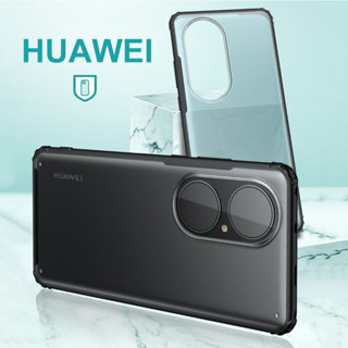 HUAWEI P50 Pro P40 Pro+ P30 Pro เคสโทรศัพท์มือถือ แบบใส เนื้อแมตต์ หรูหรา สําหรับ