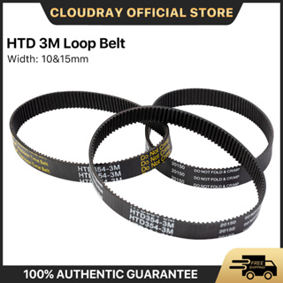 Cloudray HTD 3M Closed Loop Belt Rubber Timing Belt สําหรับเครื่องแกะสลักเลเซอร์ CO2 เครื่องพิมพ์ 3D