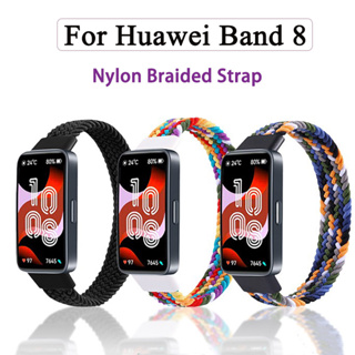 พร้อมส่ง!สายนาฬิกาข้อมือไนล่อนถัก ระบายอากาศ แบบเปลี่ยน สําหรับ Huawei Band 8 Huawei Smart Band 8 Band8 NFC