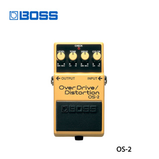 Boss OS-2 แป้นเหยียบเอฟเฟคโอเวอร์ไดรฟ์ และเอฟเฟคบิดเบส สําหรับกีตาร์ และเบส