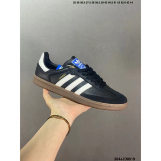 Adidas Original Samba classic low-top รองเท้ากีฬา ระบายอากาศ น้ําหนักเบา สีดํา