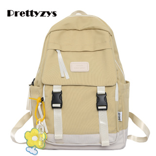 Backpack Prettyzys 2023 Korean ulzzang Student Bag Large capacity 14 inch For college student