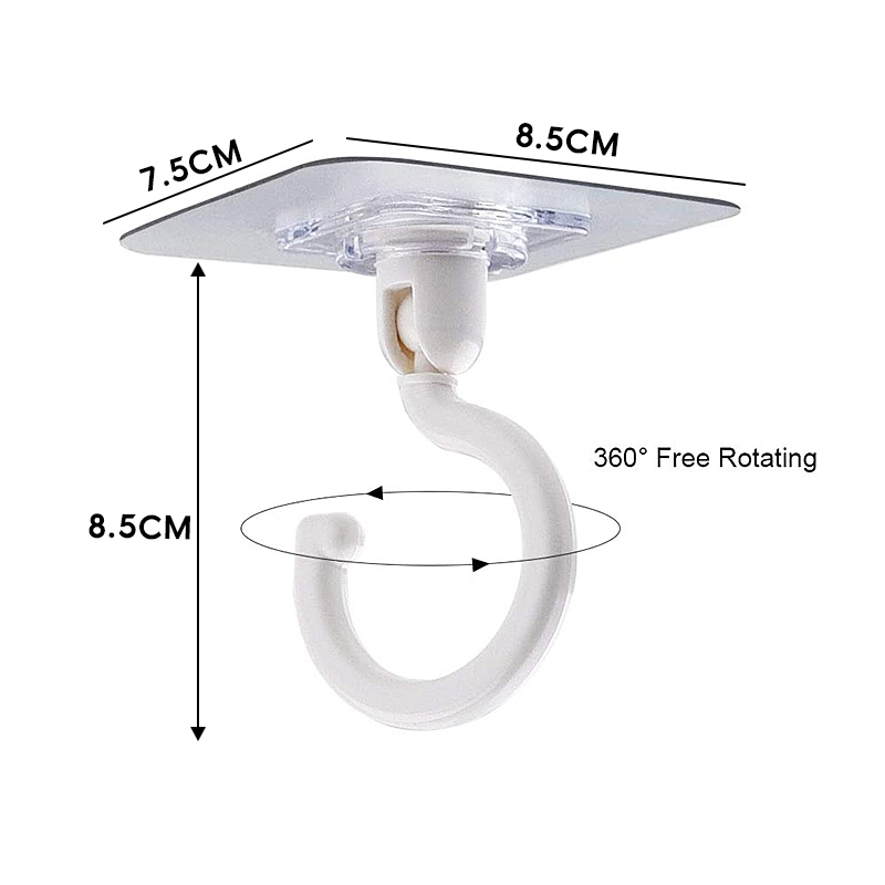 ตะขอแขวนติดผนังแบบหมุนได้-ตะขอแขวนเพดานหมุนได้-360-ตะขอเกี่ยวสำหรับงานหนัก-ตะขอเกี่ยวหลังประตู