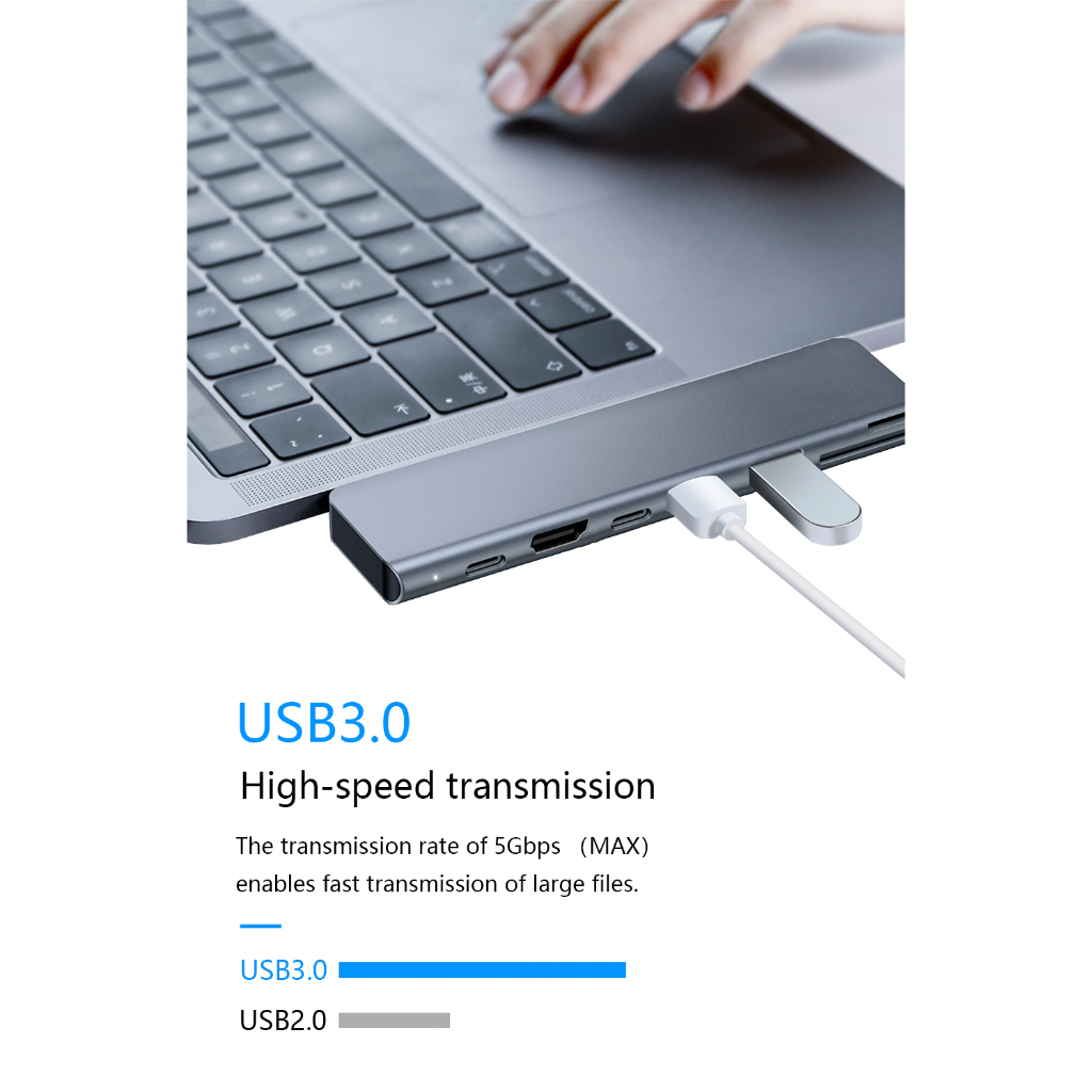 ฮับแปลงคอมพิวเตอร์-3-0-2-thunderbolt-3-สําหรับ-macbook-apple