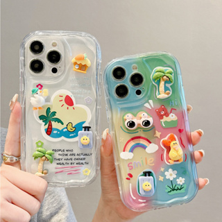【ใหม่】เคสโทรศัพท์มือถือ ลายเป็ด 3D สีรุ้ง สําหรับ iPhone 7 8 X XS XR 11 12 13 14 Series