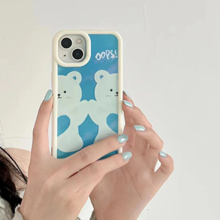 เคสโทรศัพท์มือถือ ลาย Girly Blue 2 IN 1 สําหรับ iPhone 14 14pro 14promax 11 12 12pro 12promax 13 13pro 13promax