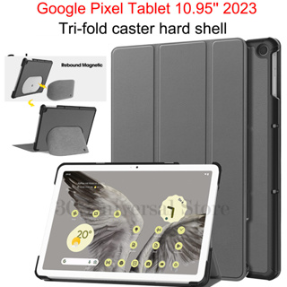 เคสแท็บเล็ตหนัง PU ฝาพับ ปรับได้ พร้อมขาตั้ง สําหรับ Google Pixel Tablet 10.95 นิ้ว 2023 10.95 นิ้ว 2023