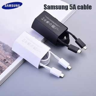 สายชาร์จเร็วมาก 1/1.5 ม. Samsung Type C 5A Usb C To Usb C 25w สําหรับ Galaxy S23 S22 S21 S20 Note 20 10 Ultra A71 S8