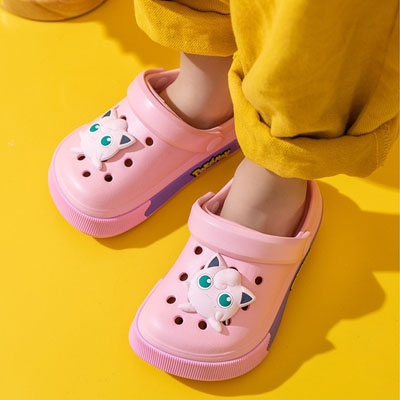 รองเท้าเด็กโปเกม่อน-pikachu-เด็กรองเท้าแตะกันลื่น