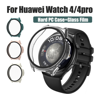 เคสแข็ง PC พร้อมฟิล์มกระจก สําหรับ huawei Watch 4 4pro huawei Watch 4 pro