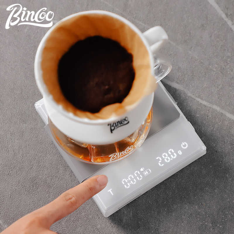 bincoo-เครื่องชั่งน้ําหนักกาแฟอิเล็กทรอนิกส์-ขนาดเล็ก-ของใช้ในครัวเรือน