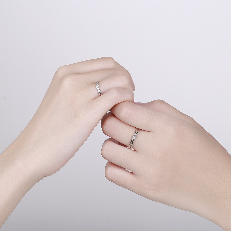 แหวนคู่รัก-แบบเปิด-ปรับระดับได้-แบบเรียบง่าย-สําหรับผู้ชาย-และผู้หญิง