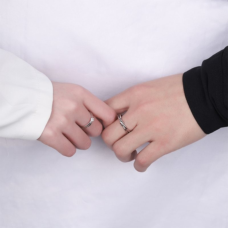 แหวนคู่รัก-แบบเปิด-ปรับระดับได้-แบบเรียบง่าย-สําหรับผู้ชาย-และผู้หญิง