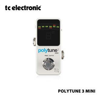 Tc Electronic POLYTUNE 3 MINI จูนเนอร์โพลีโฟนิก ขนาดเล็ก  โหมด พร้อมตัวปรับแต่งหลายโหมด และตัวปิดบัฟเฟอร์โบนาไฟด์ในตัว