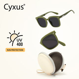 Cyxus แว่นตากันแดดแฟชั่น เลนส์โพลาไรซ์ พับได้ Tr90 ป้องกันรังสียูวี 400 1106