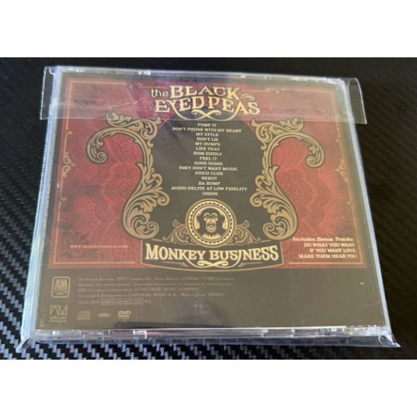 แผ่น-cd-เพลง-the-black-eyed-peas-monkey-business-และ-dvd-ka282