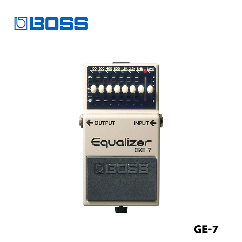 boss-ge-7-equalizer-eq-แป้นเหยียบกีตาร์ไฟฟ้า-เบส-อุปกรณ์เสริมกีตาร์ไฟฟ้า