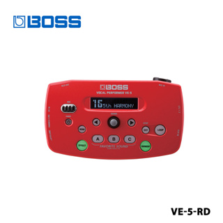 Boss VE-5 RD Vocal Performer Vocal Effects เอฟเฟคกีตาร์โปร่ง และร้องเพลง เอฟเฟคในตัว แบบพกพา พร้อมห่วง