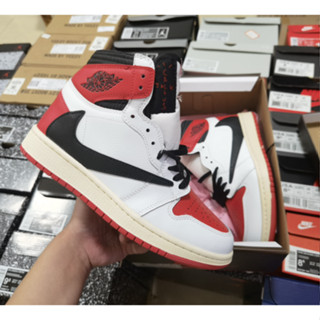 Jordan Air Jordan 1 รองเท้าบาสเก็ตบอล ข้อสูง ทนทาน สไตล์เรโทร