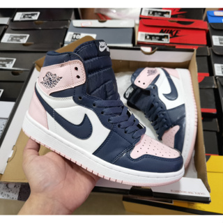 Jordan Air Jordan 1 รองเท้าบาสเก็ตบอล กันลื่น สไตล์เรโทร