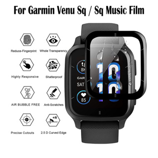 ฟิล์ม garmin venu sq สมาร์ทวอทช์ 3D Full Cover ฟิล์มกันรอย for garmin venu sq music สมาร์ทวอทช์