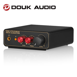 Douk Audio T14-EQ เครื่องเล่นแผ่นเสียงไวนิล ขนาดเล็ก MM/MC Phono Stage RIAA พร้อมหูฟัง 3.5 มม.