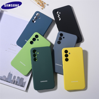 Samsung Galaxy A34 A54 5G TPU เคสโทรศัพท์มือถือ นิ่ม บางเฉียบ ด้านหลังเต็ม กันฝุ่น เคสป้องกัน พร้อมโลโก้