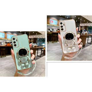 เคสโทรศัพท์มือถือ ลายการ์ตูนนักบินอวกาศ พร้อมขาตั้ง สําหรับ Huawei Y6P Huawei Y8P 2020 Huawei Y7a Huawei Y9S Huawei Y6 2019 Huawei Y7 2019