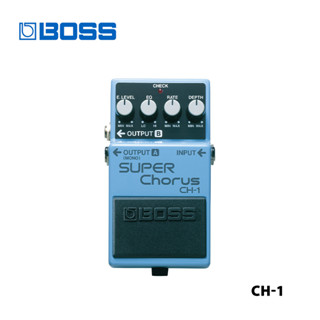 Boss CH-1 Super Chorus แป้นเหยียบเอฟเฟคกีตาร์ไฟฟ้า และเบส อเนกประสงค์ อุปกรณ์เสริมกีตาร์ไฟฟ้า