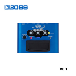 Boss VE-1 Vocal Echo แป้นเหยียบเอฟเฟคกีตาร์ไฟฟ้า และเบส อเนกประสงค์