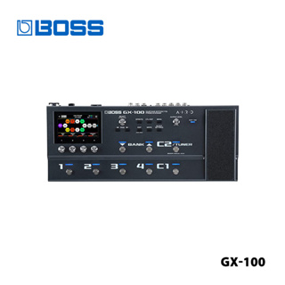 Boss GX-100 อุปกรณ์เสริม แป้นเหยียบเอฟเฟคกีตาร์อะคูสติก และเบส แบบมืออาชีพ