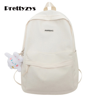 Backpack Prettyzys 2023 Korean Student Bag Large capacity Cute School 14 inch For Men