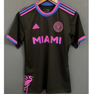 เสื้อกีฬาแขนสั้น ลายทีมชาติฟุตบอล Inter Miami 2023 ชุดเหย้า สําหรับผู้ชาย