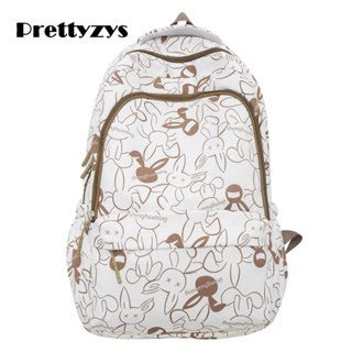 Backpack Prettyzys 2023 Korean Student Bag Large capacity School 14 inch For Teenage Girl
