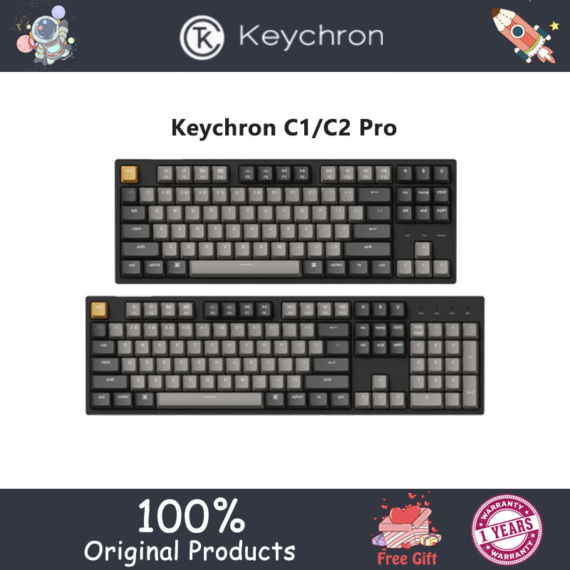 ราคาและรีวิวKeychron C1 / C2 แป้นพิมพ์แบบใช้สาย