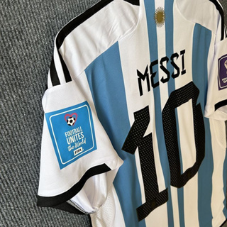 เสื้อกีฬาแขนสั้น ลายทีม World Cup Champion Argentina Fan Edition 2022 ชุดเหย้า 10 Dimalia Dibara