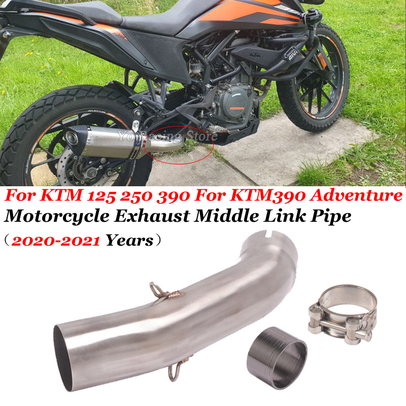 ท่อไอเสียรถจักรยานยนต์-สําหรับ-ktm250-ktm-duke-250-390-ktm390-adventure-adv-2020-2021-ktm125-2021