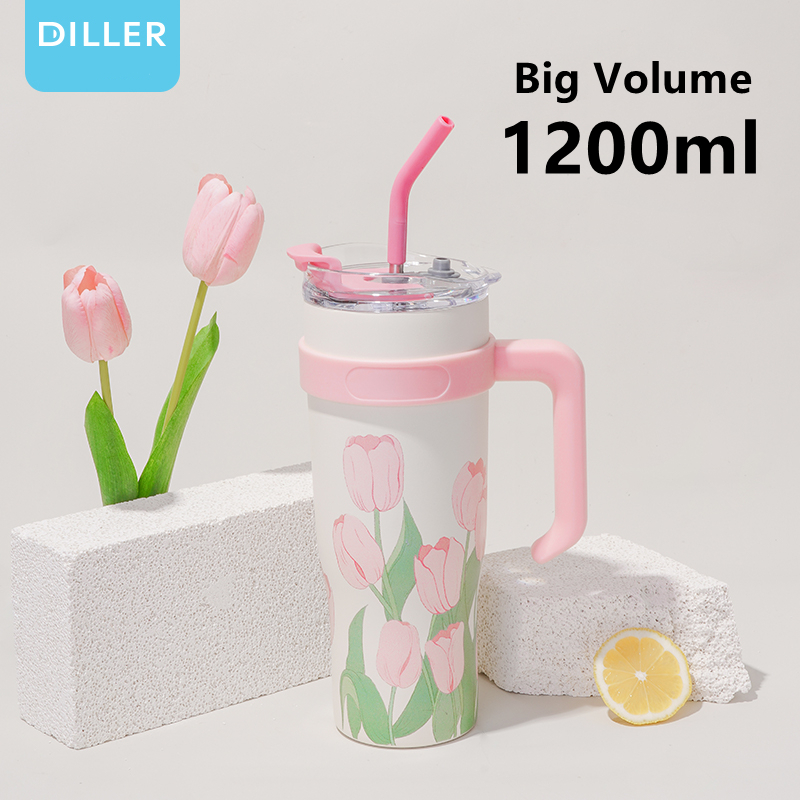 diller-แก้วกระติกน้ําร้อน-สเตนเลส-มีฉนวนสุญญากาศ-พร้อมหลอดดูด-และที่จับ-สําหรับผู้หญิง-1200-มล-mlh9120