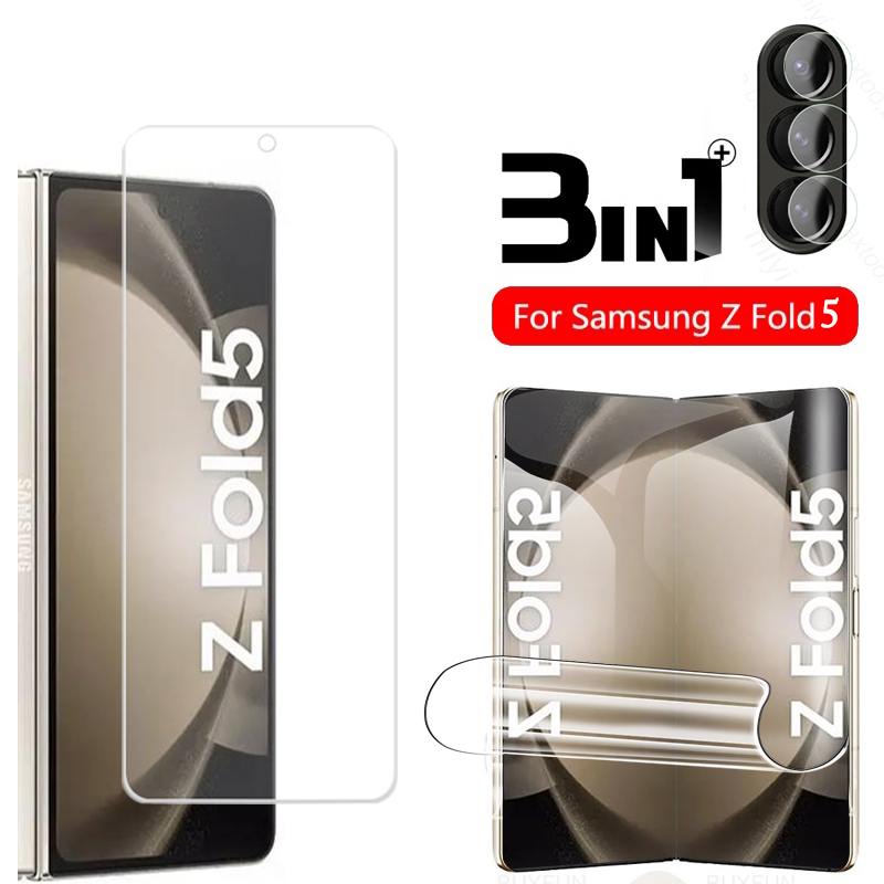 3in1-for-samsung-galaxy-z-fold-5-5g-fold5-zfold5-clear-tempered-film-hydrogel-soft-film-camera-lens-protector