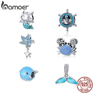 Bamoer Beads Ocean series 925 silver fashion accessories suitable for diy bracelets BSC433