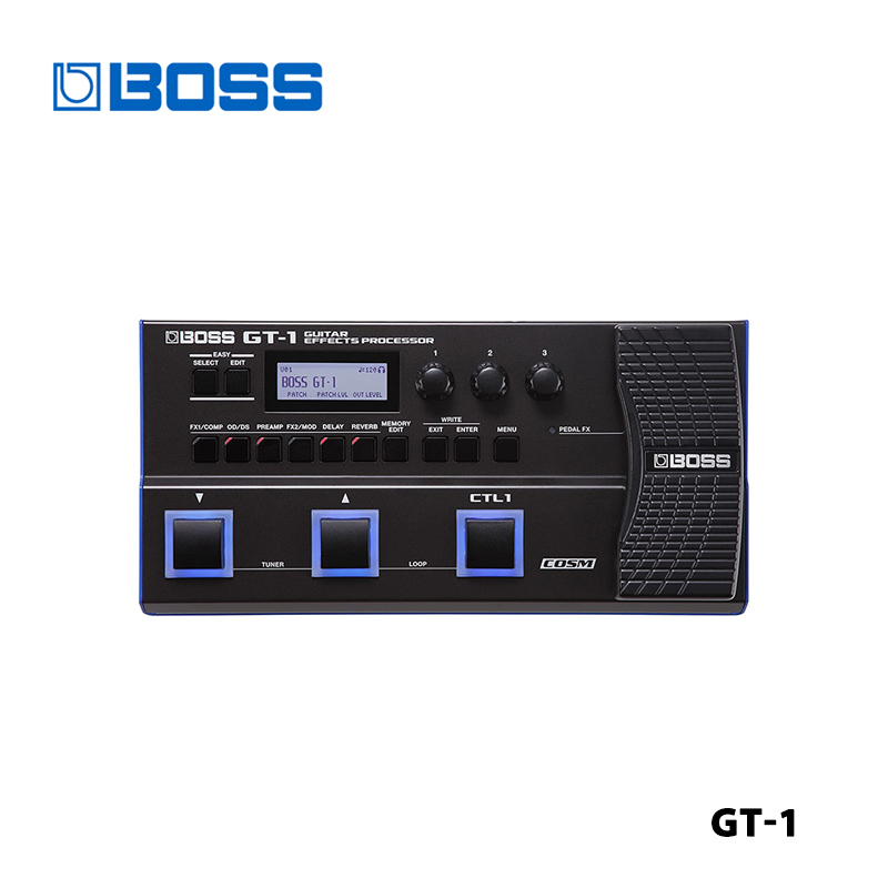 boss-gt-1-แป้นเหยียบเอฟเฟคกีตาร์ไฟฟ้า-แป้นเหยียบเอฟเฟคเบส-แบบมืออาชีพ