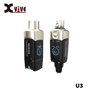 Xvive U3 ไมโครโฟนไร้สาย XLR สําหรับไมโครโฟนไดนามิก เครื่องผสมเสียง ระบบ PA และกล้อง DSLR