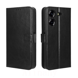 Tecno Pova 5 เคส Leather Case เคสโทรศัพท์ Stand Wallet Tecno Pova5 เคสมือถือ Cover