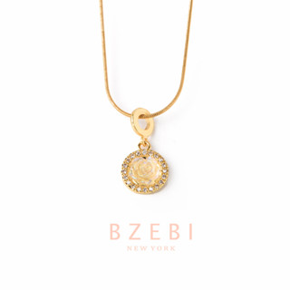 Bzebi สร้อยคอ สายโซ่ จี้ดอกไม้ สไตล์แฟรี่ โชคเกอร์ ทองคํา สายโซ่ จี้ดอกไม้ สไตล์ฝรั่งเศส วินเทจ แฟชั่นหรูหรา  สําหรับผู้หญิง 1267n