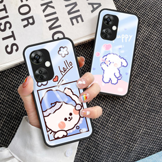 สําหรับ OnePlus CE 3 Lite เคสโทรศัพท์ OnePlus CE 3 Lite เคส  กระจกนิรภัย เคสนิ่ม TPU ขอบป้องกัน แข็ง กันกระแทก แฟชั่น ฝาหลัง