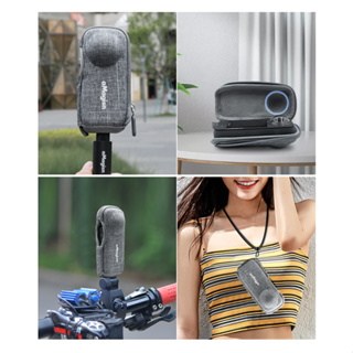 Amagisn กระเป๋าเคสใส่กล้อง ขนาดเล็ก แบบพกพา สําหรับ Insta360 X3 ONE X2