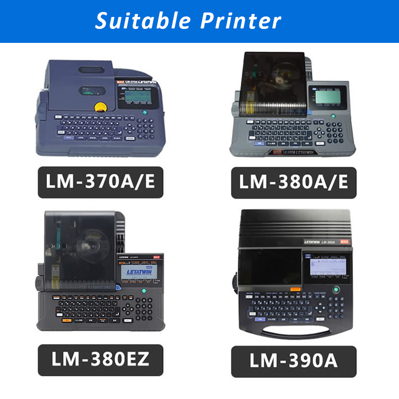 สติกเกอร์เทปฉลาก 3 ชิ้น สําหรับเครื่องพิมพ์ MAX Electronic letatwin ...