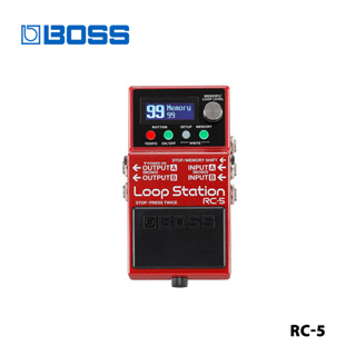 Boss RC-5 ลูปสเตชั่นกีตาร์ไฟฟ้า RC-1 บันทึกเสียงกลอง เบส ขนาดเล็ก