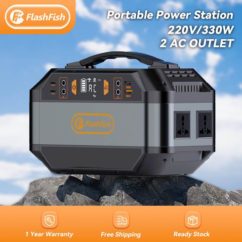 330W 299Wh Flashfish P56 Power box Camping Portable Power Station